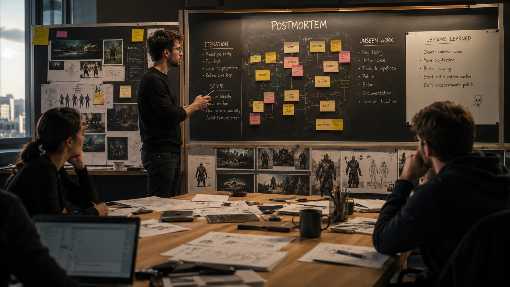 Studio Postmortem Design Notes on Iteration Scope