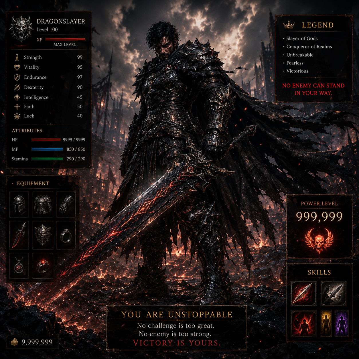 MY CHARACTER IS VERY